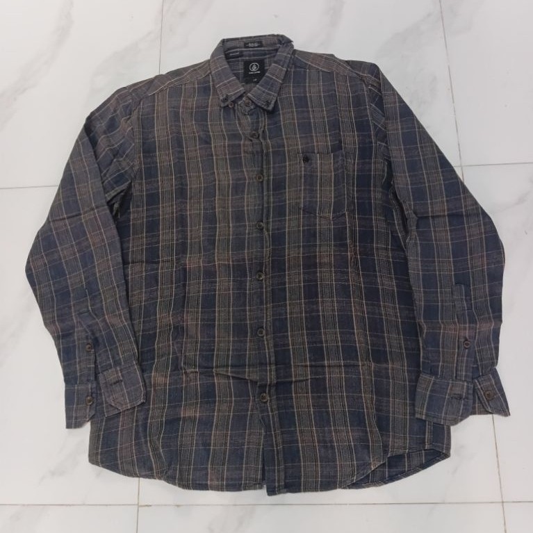 kemeja flanel volcom