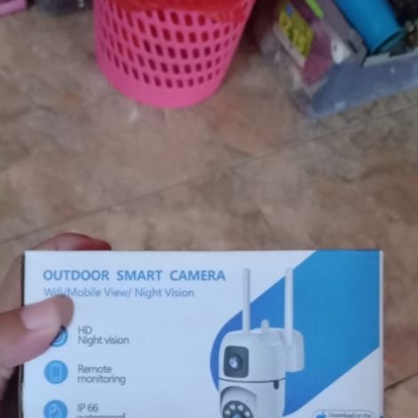 OUTDOOR SMART CAMERA CCTV WIFI MOBILE VIEW NIGHT VISION