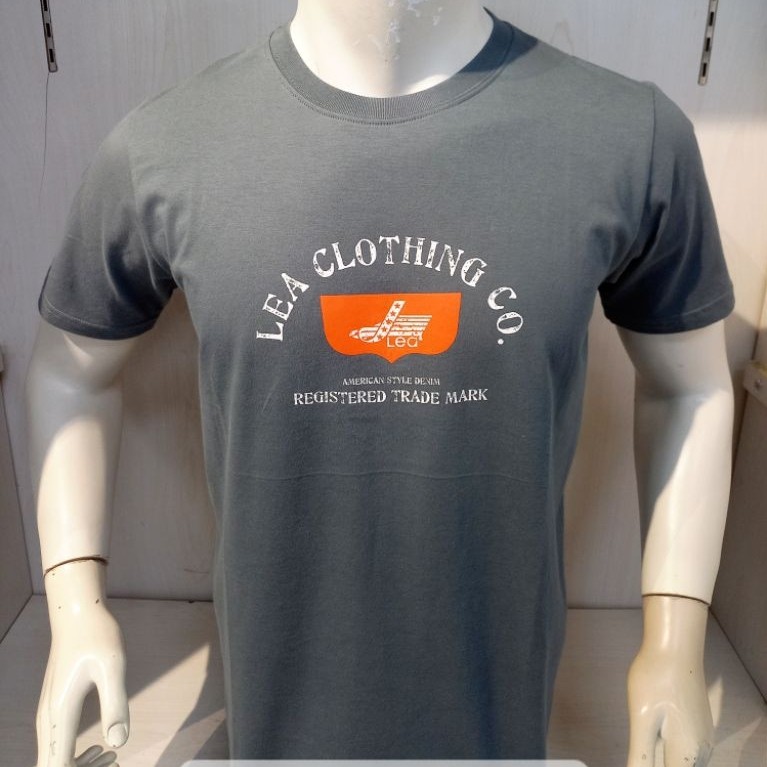 Kaos LEA Original-Regular Fit Casual Cowok|Premium Best Seller
