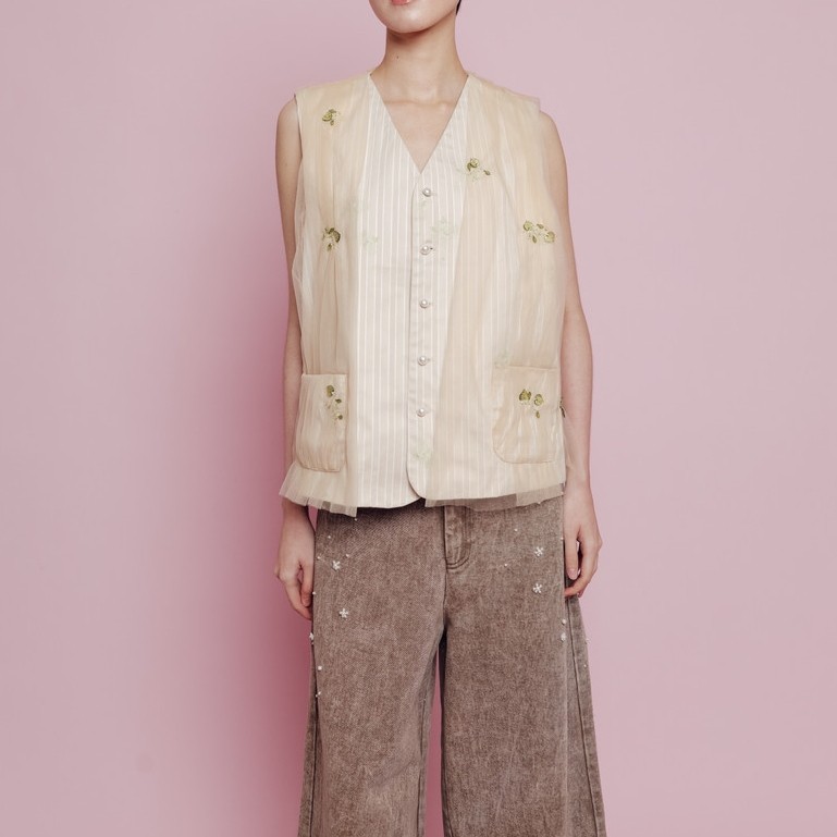 ARRAY ID - TULLORA VEST (ARRAY DELICATE LUXURY)
