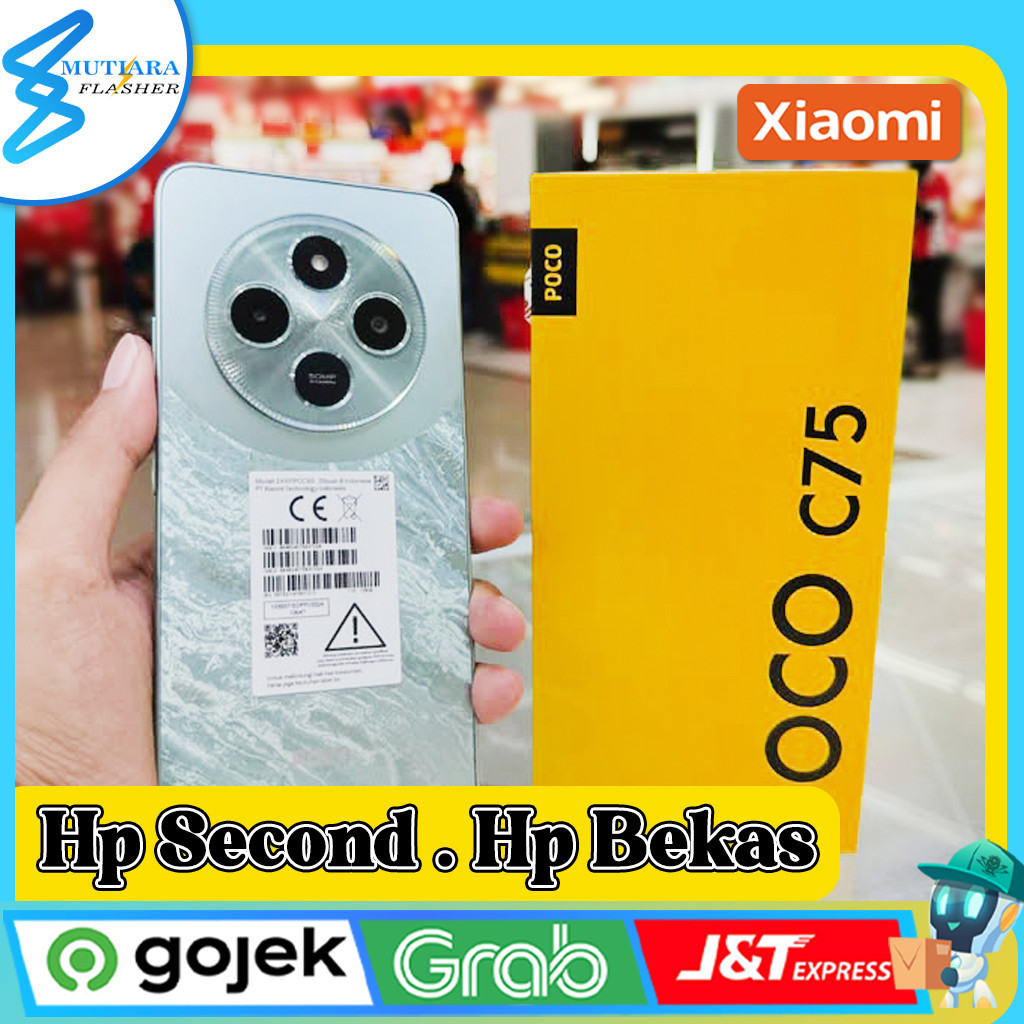 Xiaomi Poco C75 Ram 6/128GB | Ram 8/256GB Second Original