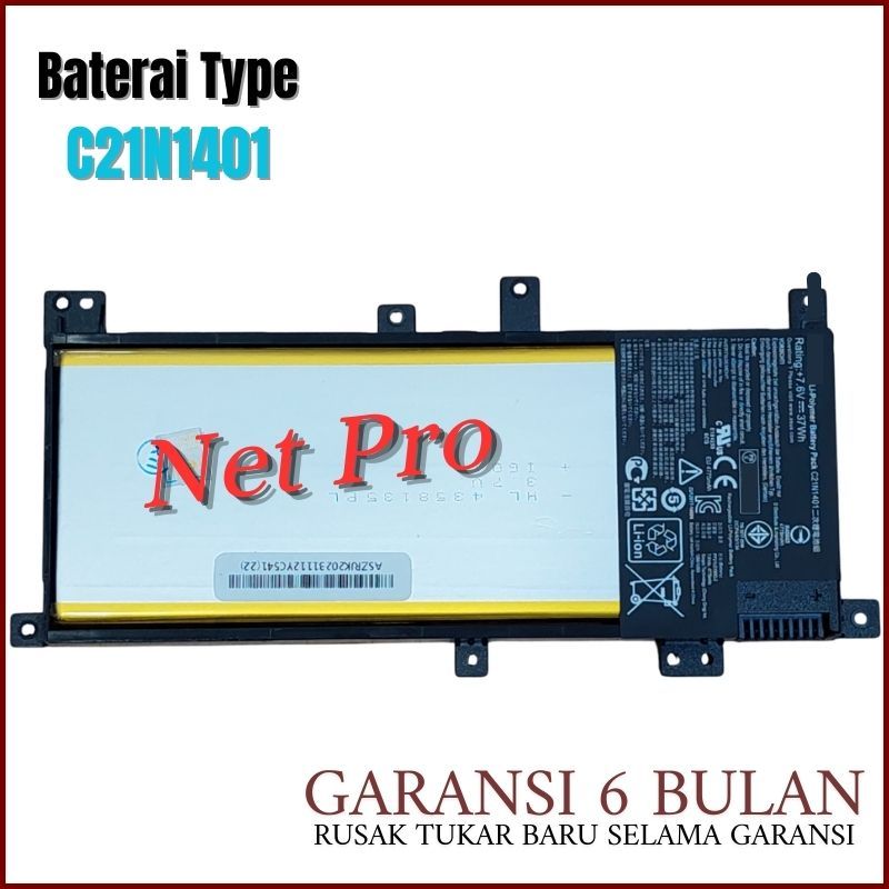 Baterai ASUS A455 A455L A455LN A455LB A455LD A455LF A455LA -NPRO