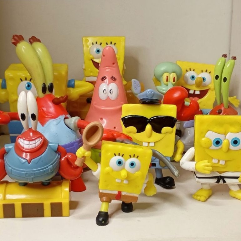 PREL0VD MAINAN MCD KARAKTER FIGURE SPONGEBOB & FRIENDS (PT-007)