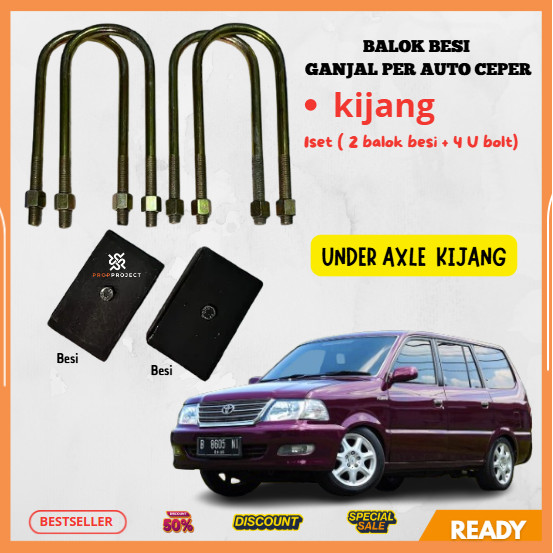 Under Axle Kijang Kapsul / Ganjal Mobil Ceper / Under Axcel Ceper Harian Nyaman Empuk Kijang Kapsul 