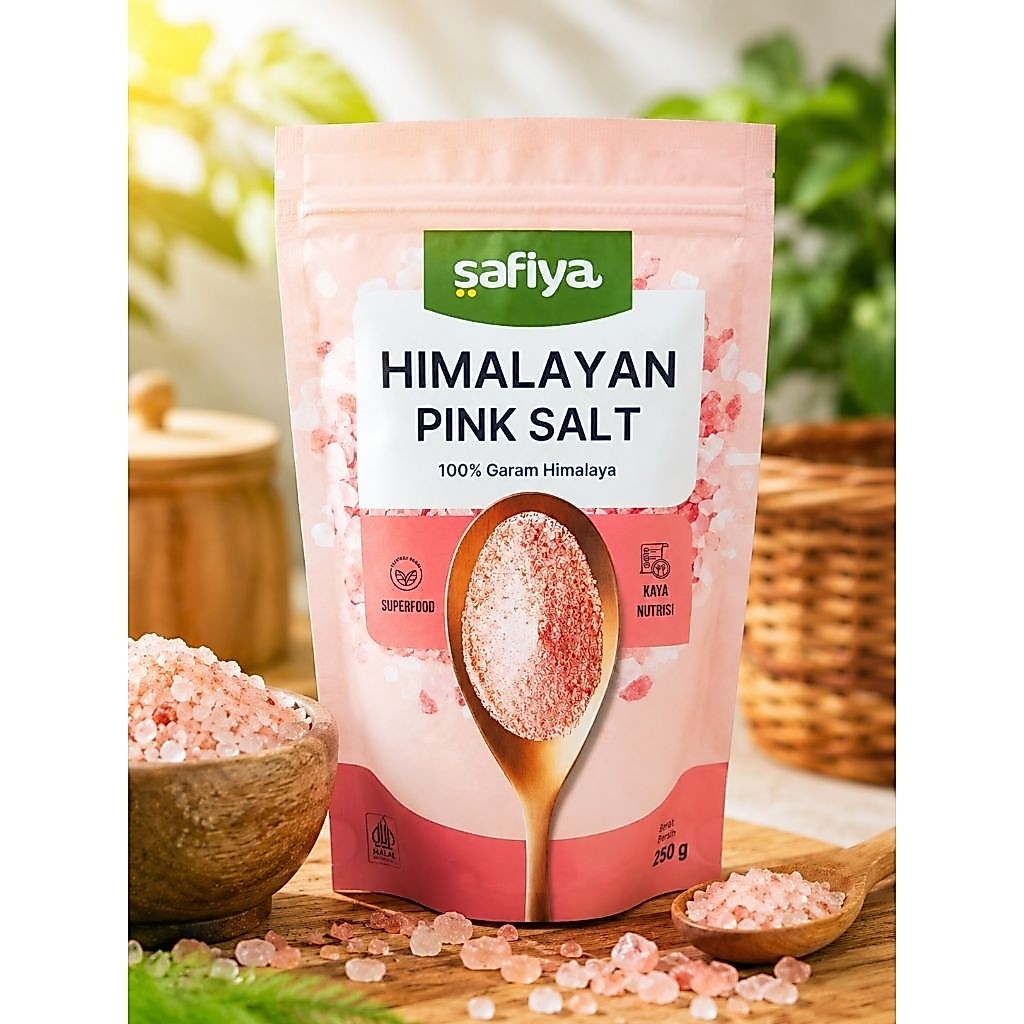 Garam Himalaya Pink 1kg - Mineral Alami, Rendah Sodium, Sehat untuk Penderita Hipertensi