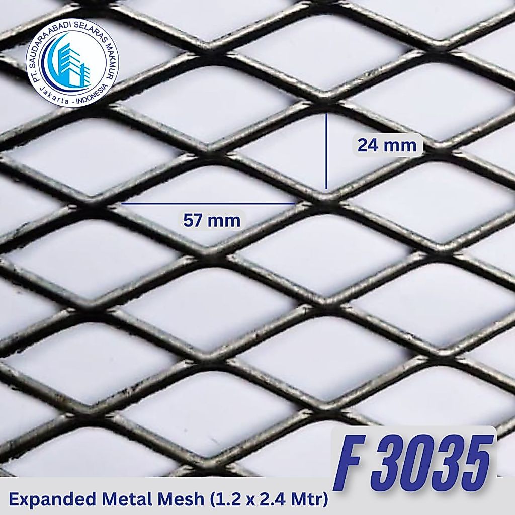 Expanded Metal 3035 / Expanded Mesh F3035 Expanda Diamond Mesh Ornamesh