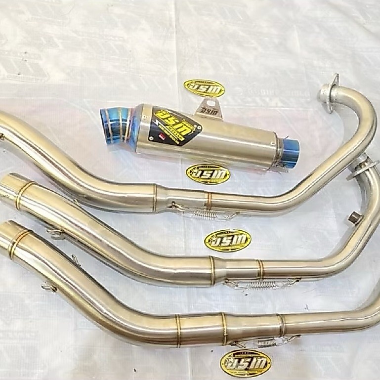 Knalpot Dsm 25 blue sonic cbr vixion Bkn DPJ BSS RMS CTS