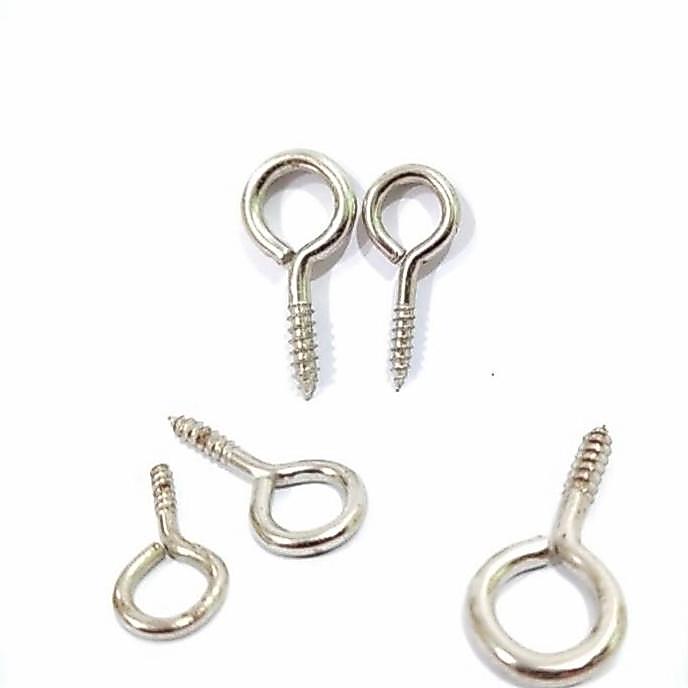 Sekrup O Eye Ring Bulat no 14 Skrup Gantungan Kunci Ulir