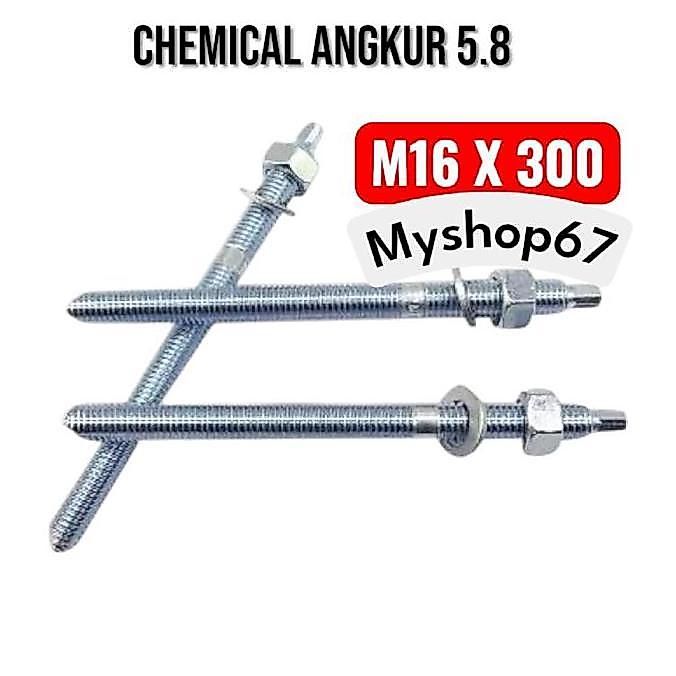 IHDADI CHEMICAL ANGKUR 5.8 M16 / DYNABOLT / CHEMICAL ANCHOR 5.8 M16X300