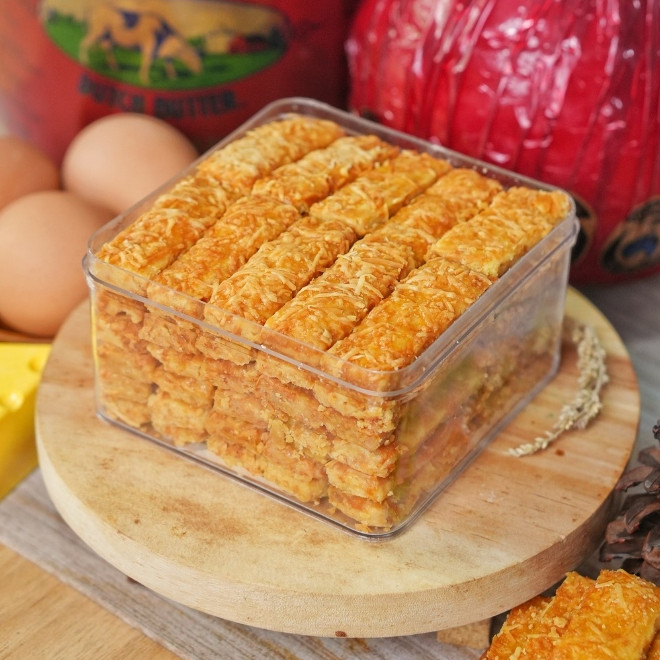 Kastengel Premium Orilla Bakery Full Wisman Keju Edam 100% Kuning Telur Omega