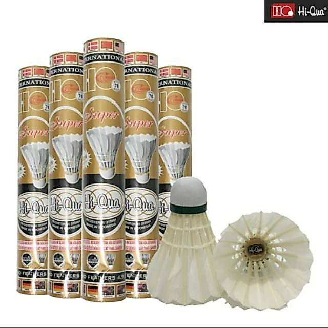 Shuttlecock Hi-Qua Gold / Bola Badminton Hi-Qua Gold