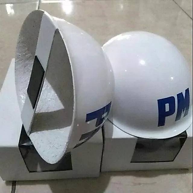 helm miniatur pm besar  | miniatur pm besar dashboard mobil | Pajangan helm mini untuk mobil logo PM
