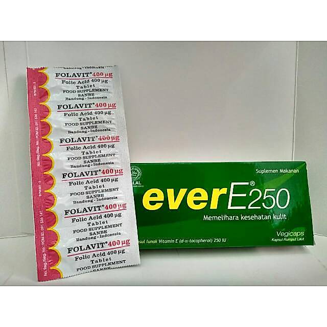 Paket Program Kehamilan Ever E250 Dan Folavit