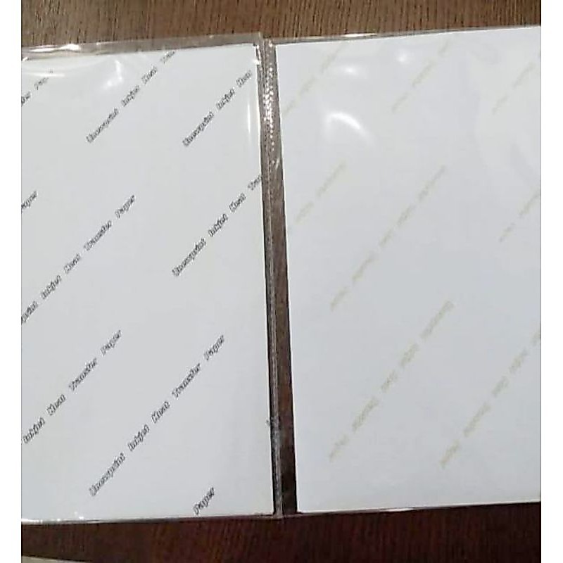 KERTAS TRANSFER PAPER A4 INKJET/KERTAS STIKER SABLON KAOS/HEAT TRANSFER PAPER A4/SABLON KAOS INKJET