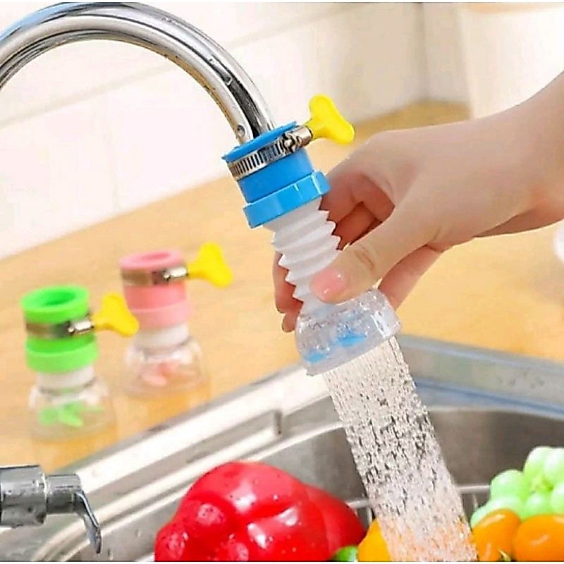 Sambungan Kran Air Kipas Aerator 360 Drajat Kitiran Klem