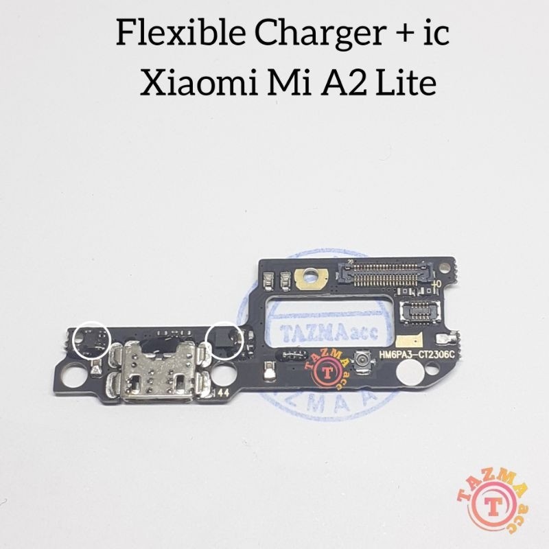 Plus ic + Xiaomi Mi A2 Lite Ori Flexible Charger + ic Flexibel Konektor Cas Charger MI A2 LITE