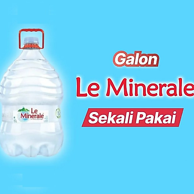 GALON LE MINERAL BEKAS  15LT / GALON BEKAS SEKALI PAKAI / GALON BEKAS BERSIH