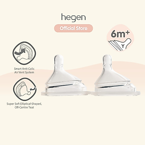 Hegen Teat Thick Feed, 2-Pack (for thickened liquids)