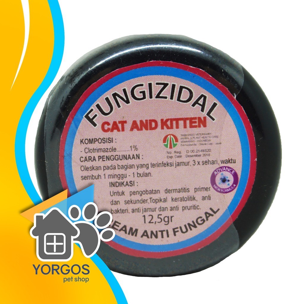 Cream Anti Jamur Untuk Kucing Fungizidal 12.5gr ap rm