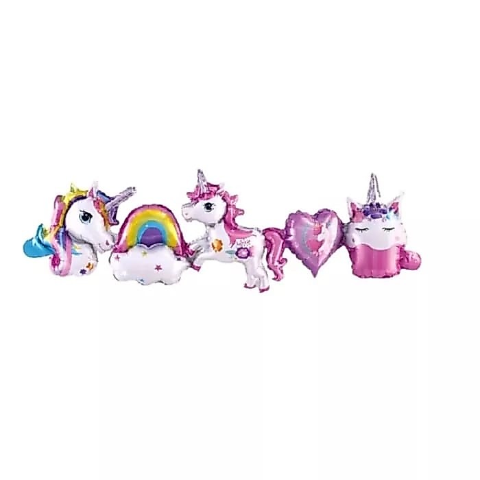 Balon Foil Unicorn Shark Nemo Dino Sambung