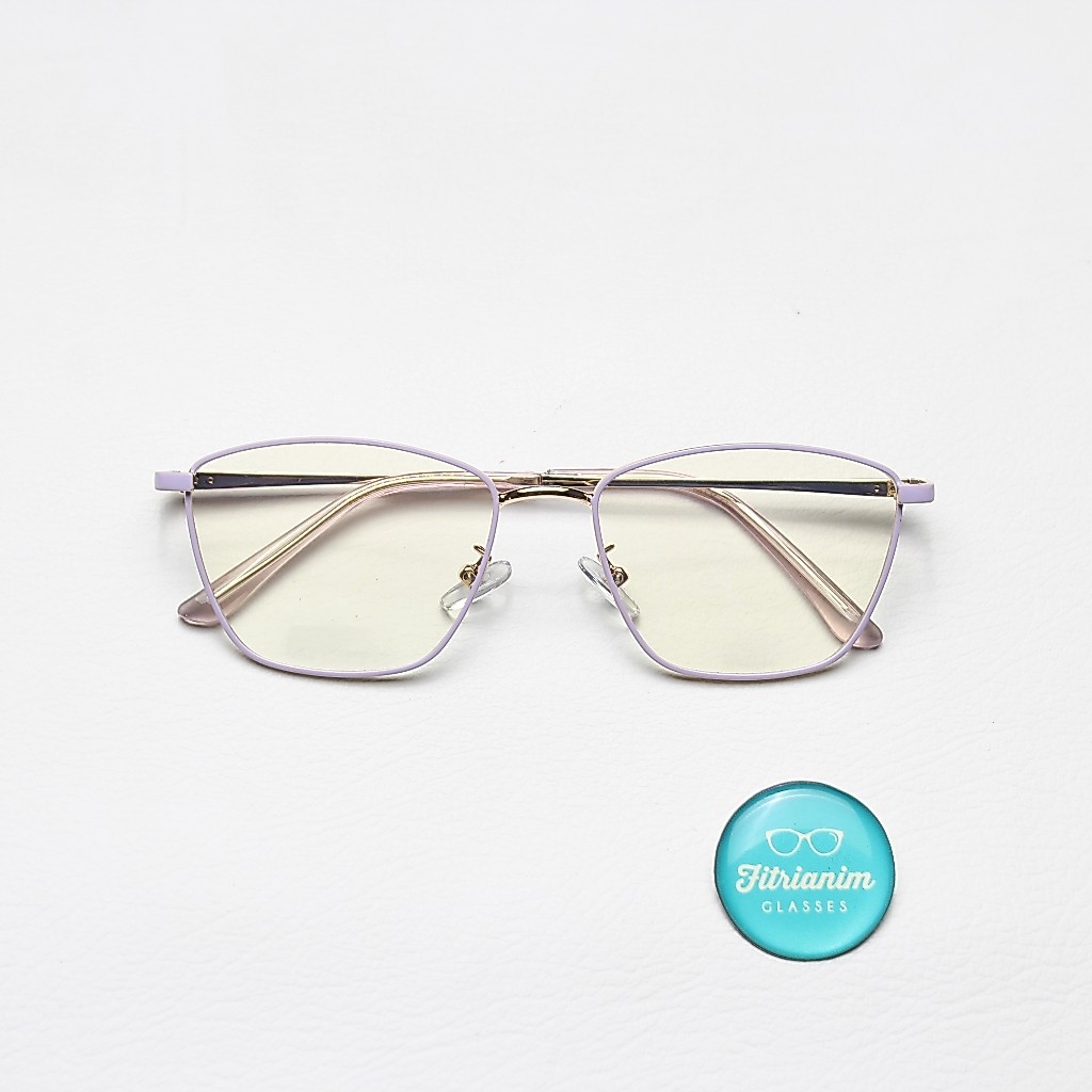 Kacamata Progresif photochromic Plus Wanita Baca Jalan / Jauh Dekat Lensa Optik - Jauh Normal Dekat 