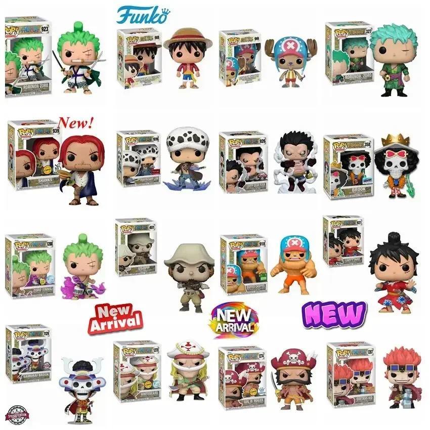 FUNKO POP ONE PIECE Full Styles 939 SHANKS Brook 1129 CHOPPER 918 ZORO 923 Luffy GEAR FOUR 926# HUKU