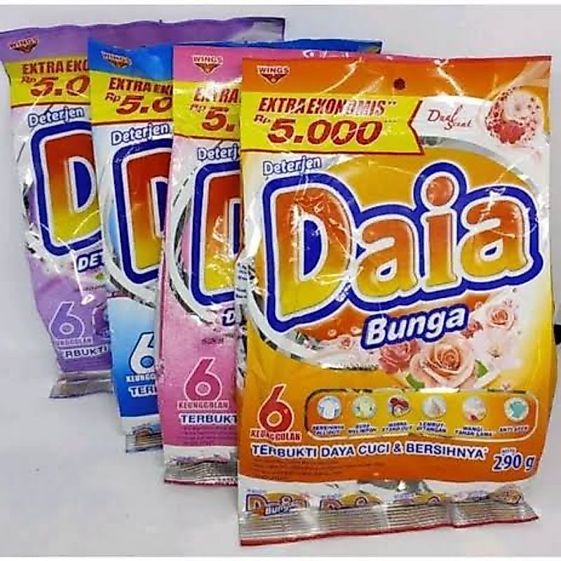 DAIA DETERGENT BUBUK 245GRAM//DAIA 5000 AN // SOKLIN 5000 AN