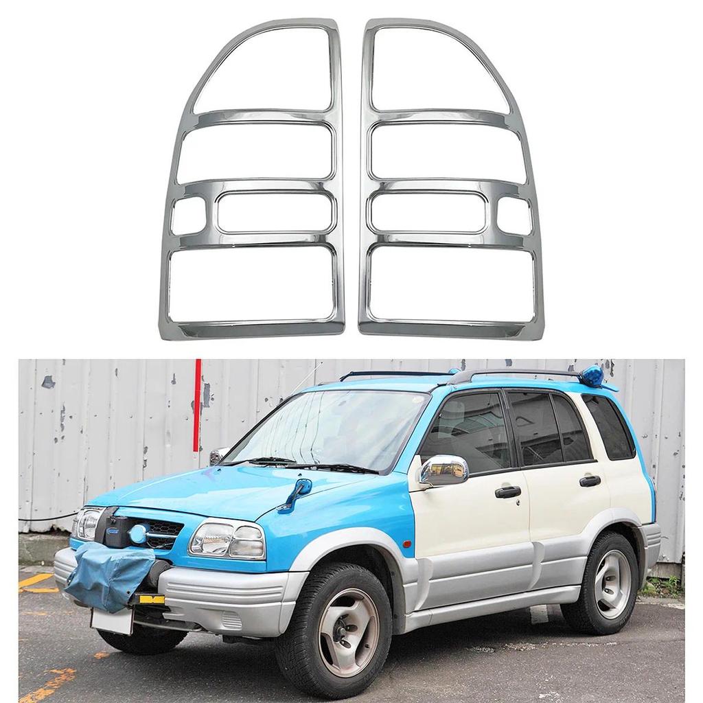Chrome Tail Lamp Cover Trim Car Modify Accessories For Suzuki Grand Vitara Escudo 2.0 1998 1999 2000