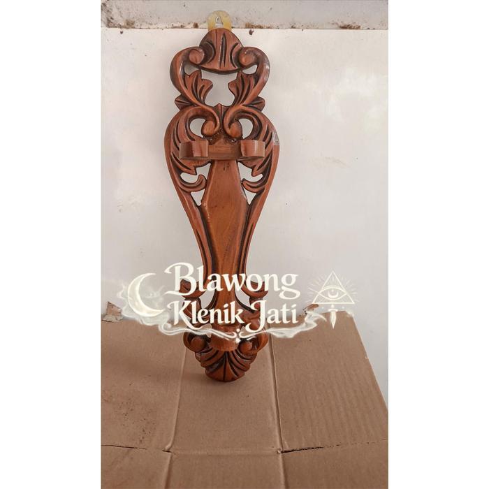 blawong Blawong Bethok Patrem Kayu Jati Ukir Jepara