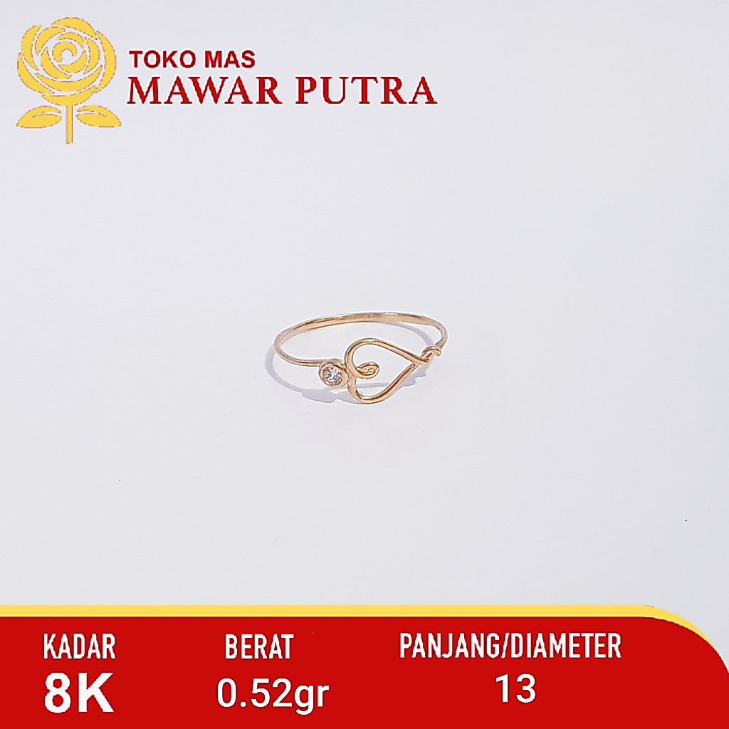 Cincin Linea Fashion gold UBS kadar - 8K