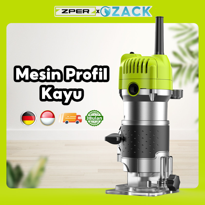 ZACK x ZPER Mesin Profil Kayu Wood Trimmer Kayu Router Kayu Mesin Ukir Kayu maktec 100 Persen Origin