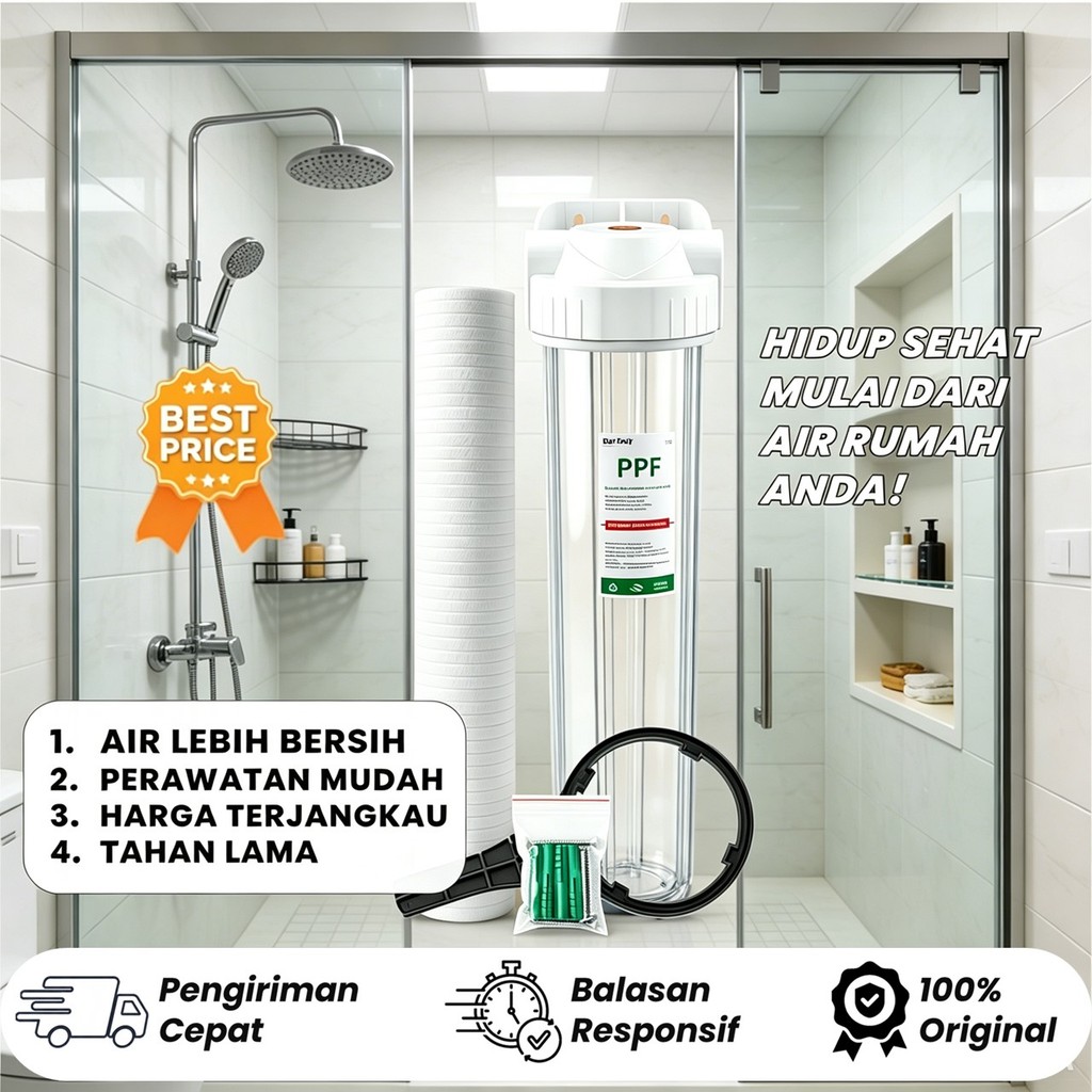 HOUSING FILTER AIR  20" + Filter PPF 5 Micron