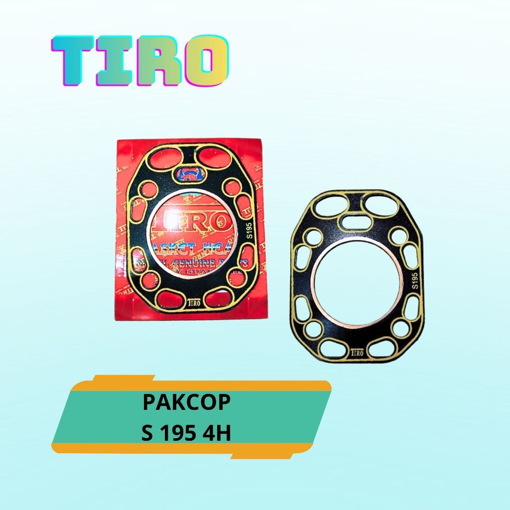 TIRO PAKCOP S195 4H /GASKET HEAD/PAKING DEKSEL /PAK KOP S 195