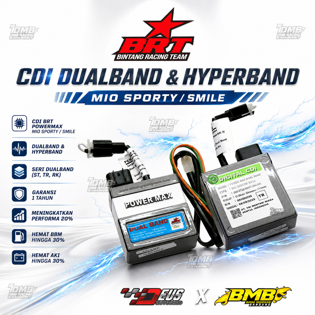 BRT CDI POWERMAX BRT MIO SPORTY MIO SMILE DUALBAND HYPERBAND