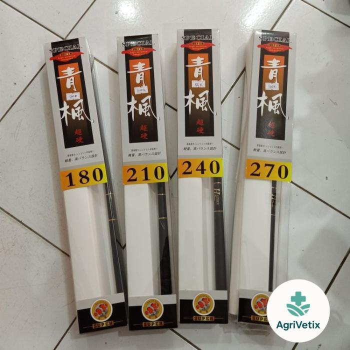 Joran Tegek Ros Pendek Haizhen Spesial Bahan Carbon Kuat Action Medium - 240