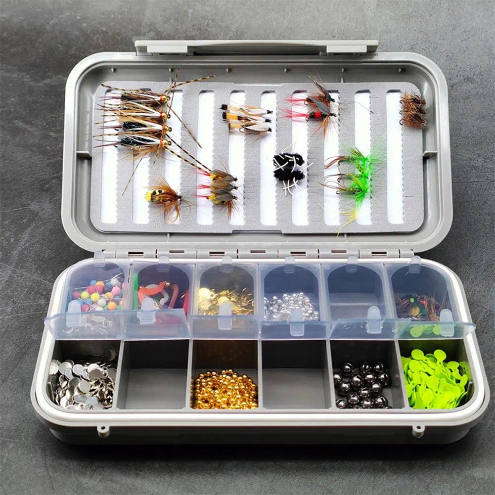 WaterProof Fly Fishing Box Fly Lure Case Containers Fly Fishing Baits Storage Case Storage Organizer