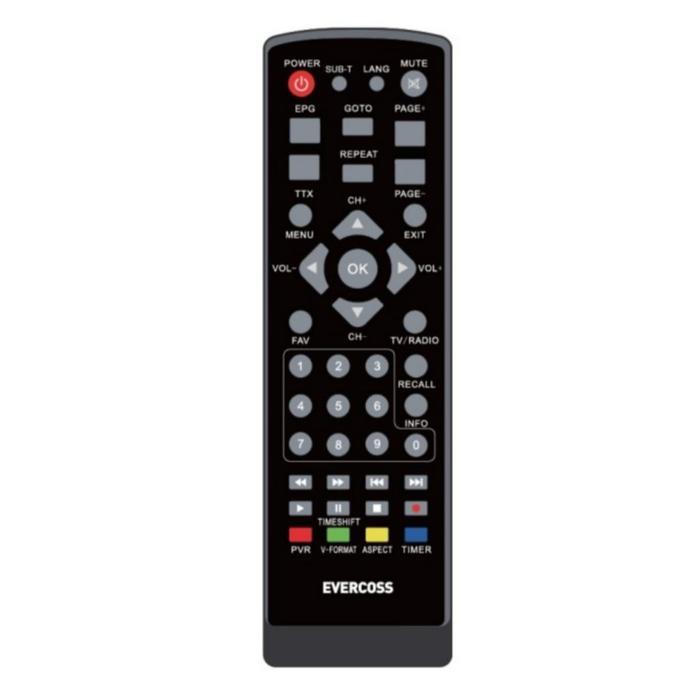 Remote STB Evercoss Remot Set Top Box Original 100% - Remot STB