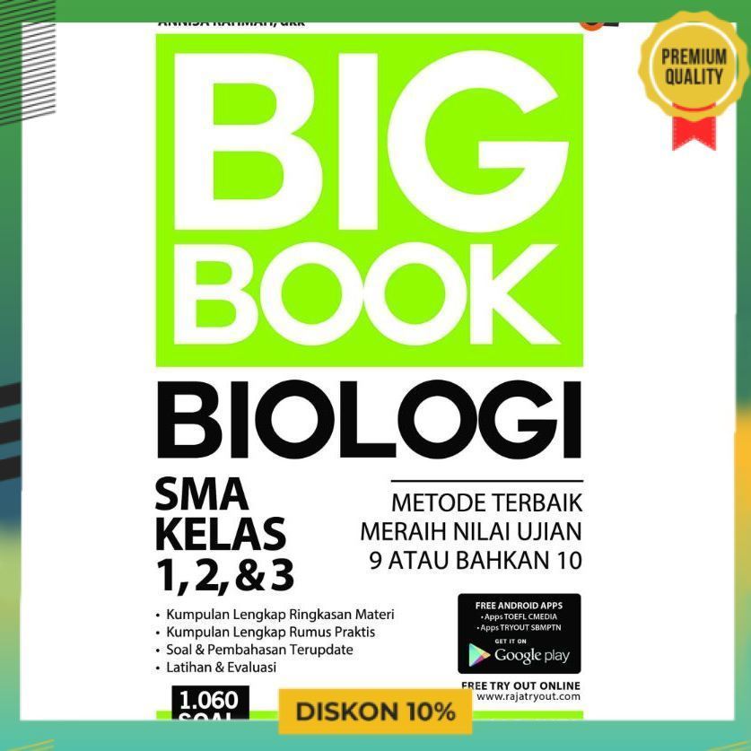 BIG BOOK BIOLOGI SMA KELAS 1, 2, & 3 IDO161 SENTRA CPNS