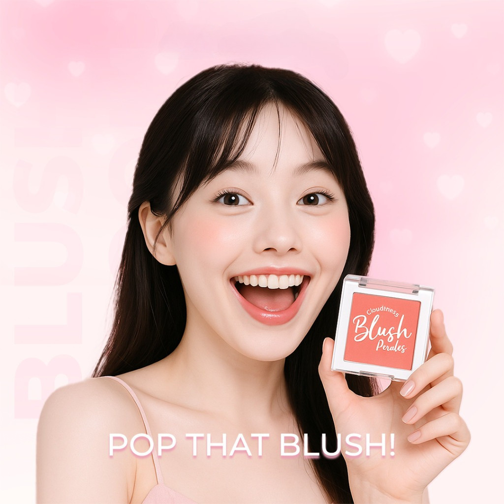 Blush on Makeup Powder CLOUDTHINGS Blush Bloom Natural Super Smooth Powder Blush Cosmetics