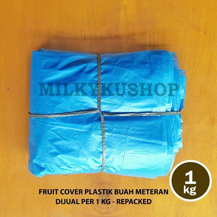 FRUIT COVER BERAT 1 KG PLASTIK METERAN PEMBUNGKUS BUAH BESAR PISANG