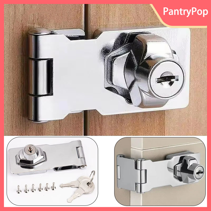 Overpal Plat Tebal Overpal Stainless Tebal / Overpal Gembok / Haps Lock 2.5 Inch Stainless Tebal