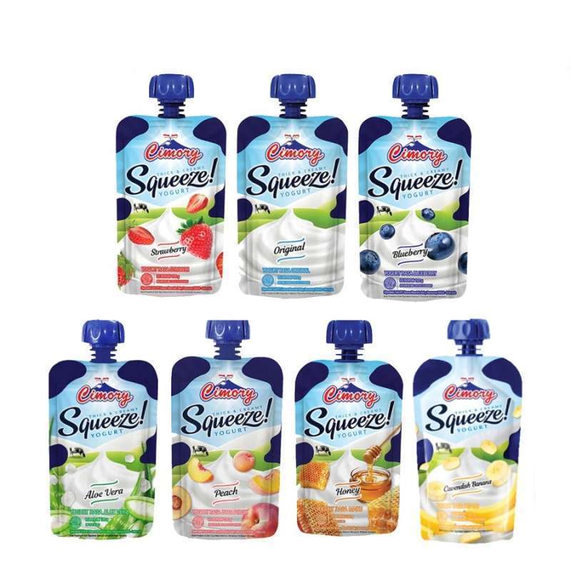 (Flash Sale 1karton) Cimory Yogurt Squeeze 120gr - Tekstur Creamy, Praktis Dibawa ke Mana Saja