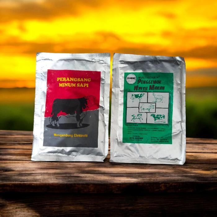 Perangsang Minum Hewan Ternak Sapi Kambing - penggemuk sapi Domba Kerbau - Ampuh Super Serangga Lala