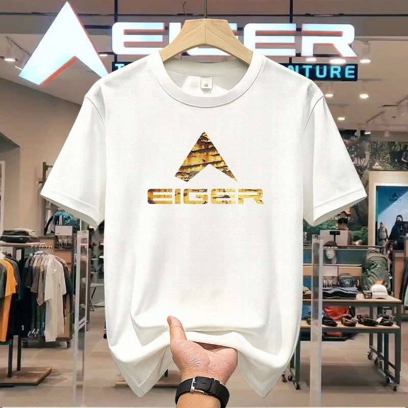Kaos EIGER Original Pria Wanita – T-shirt Katun Premium Adem untuk Gaya Outdoor & Harian