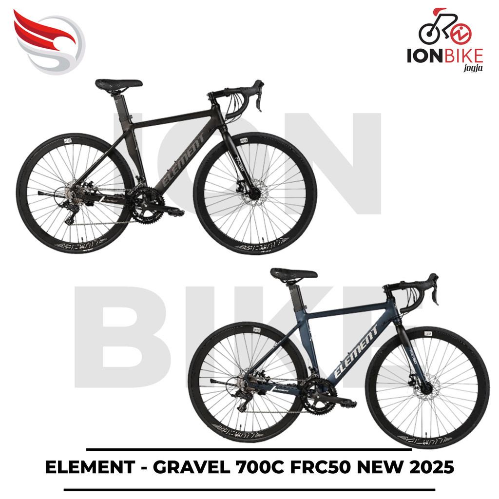 Sepeda Balap 700c Element FRC50 EVO 2x9 Speed Roadbike Frame Alloy Ringan Road Bike 700 c Terbaru FR