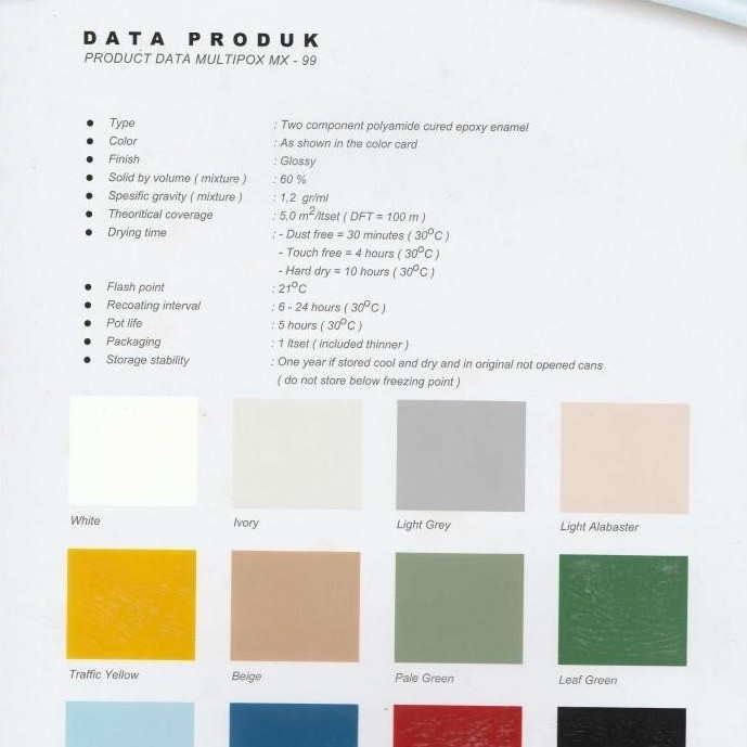 Cat Lantai Epoxy Propan Multipox Mx-99 #Gratisongkir