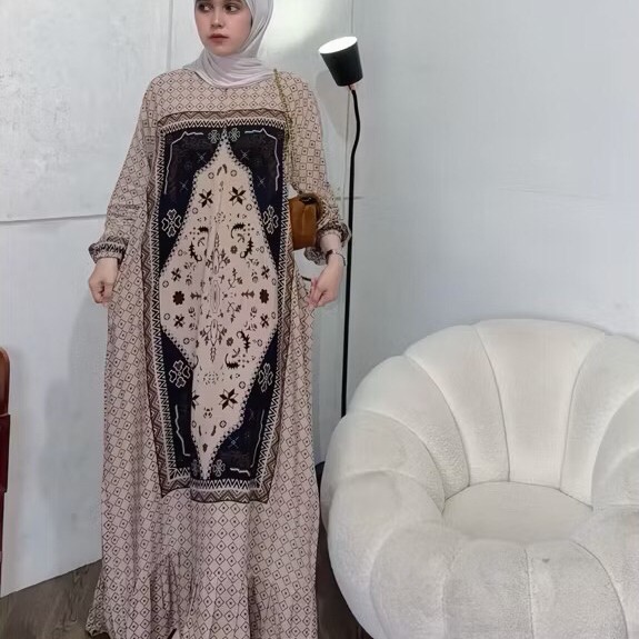 GAMIS RAYON LUNA DAILY DRESS JUMBO BUSUI LD 120cm
