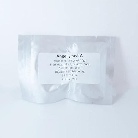 Imatton ragi alkohol ketan jagung singkong beras rice wine yeast - Angel A 10gr
