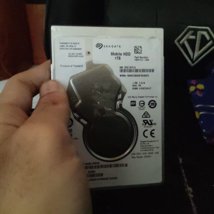Hardisk HDD Seagate 1TB 2.5 Laptop Bekas Second