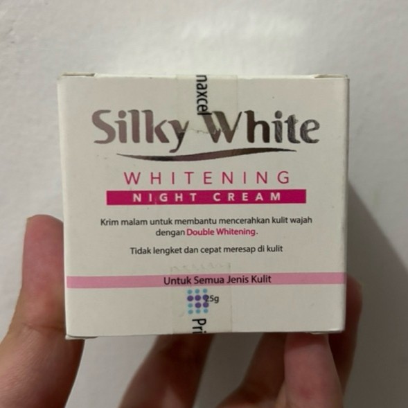 (jual cepat) Silky White Whitening Night Cream